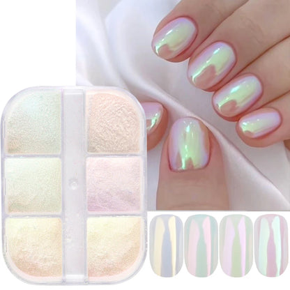 Full Beauty Moonlight Mirror Nail Powder Set
