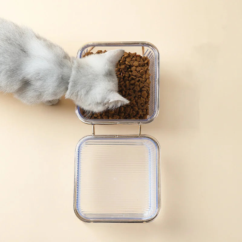 Elevated Non-Slip Pet Feeding Bowl for Cats & Small Dogs