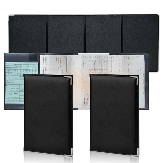 4-Fold Grey Vehicle Document & Licence Holder