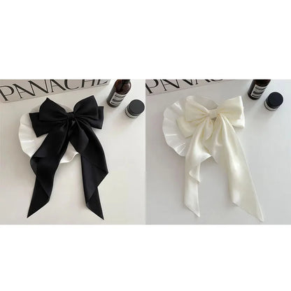 Korean Satin Bowknot Hair Clip