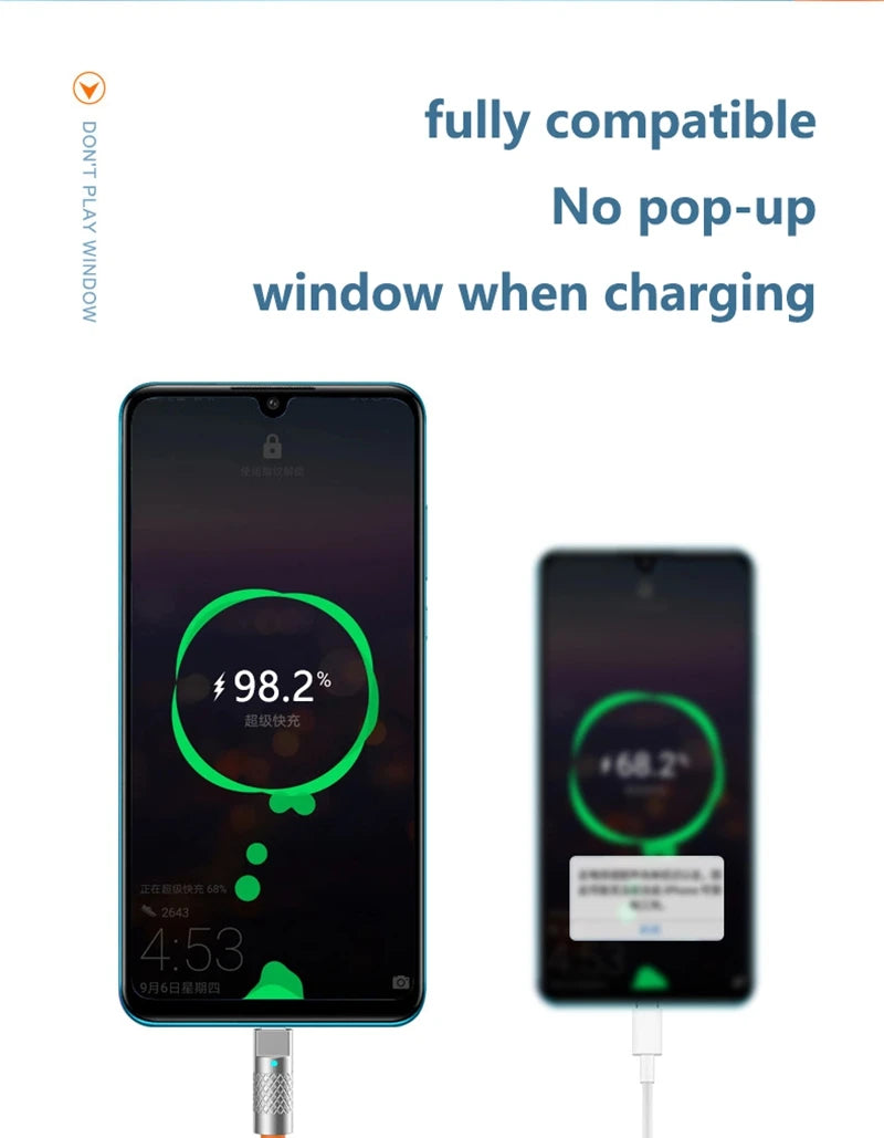 120W USB-C to USB-C Fast Charging Cable