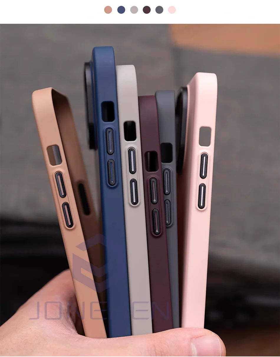 Retro Ultra Thin Matte Phone Case For iPhone
