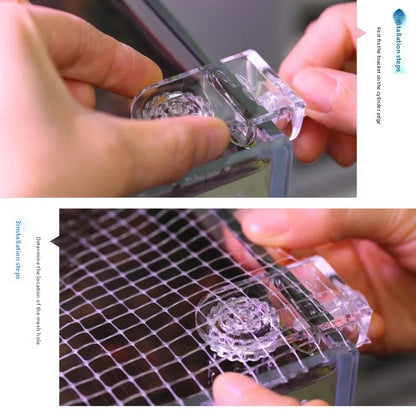 Aquarium Anti-Jump Mesh Lid