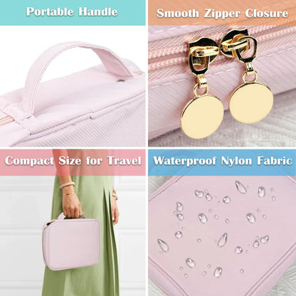 Travel Jewelry Organizer Binder Case