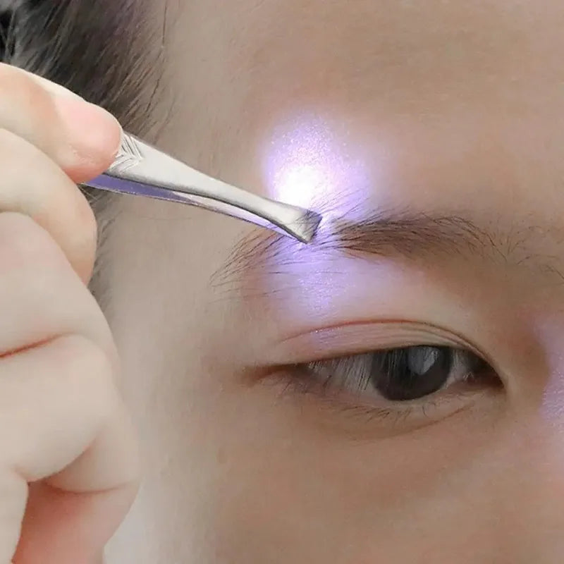 LED Light Precision Tweezers