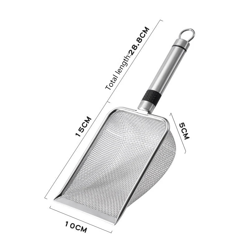 Stainless Steel Cat Litter Scoop Shovel
