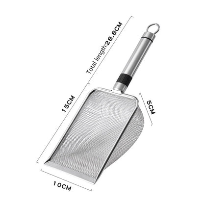 Stainless Steel Cat Litter Scoop Shovel