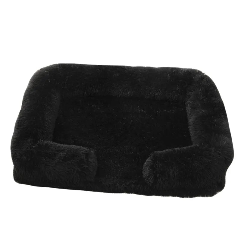 Plush Dog Bed with Removable Cover