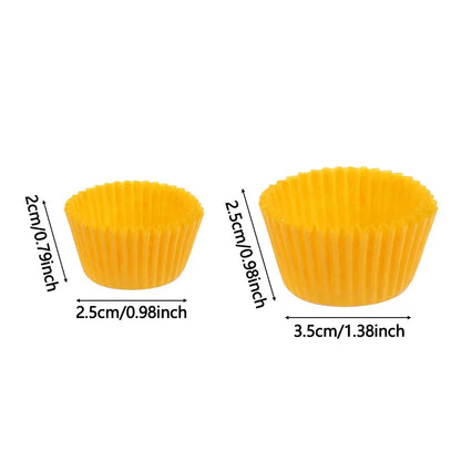 Mini Cupcake Paper Liners – Colourful Baking Cups