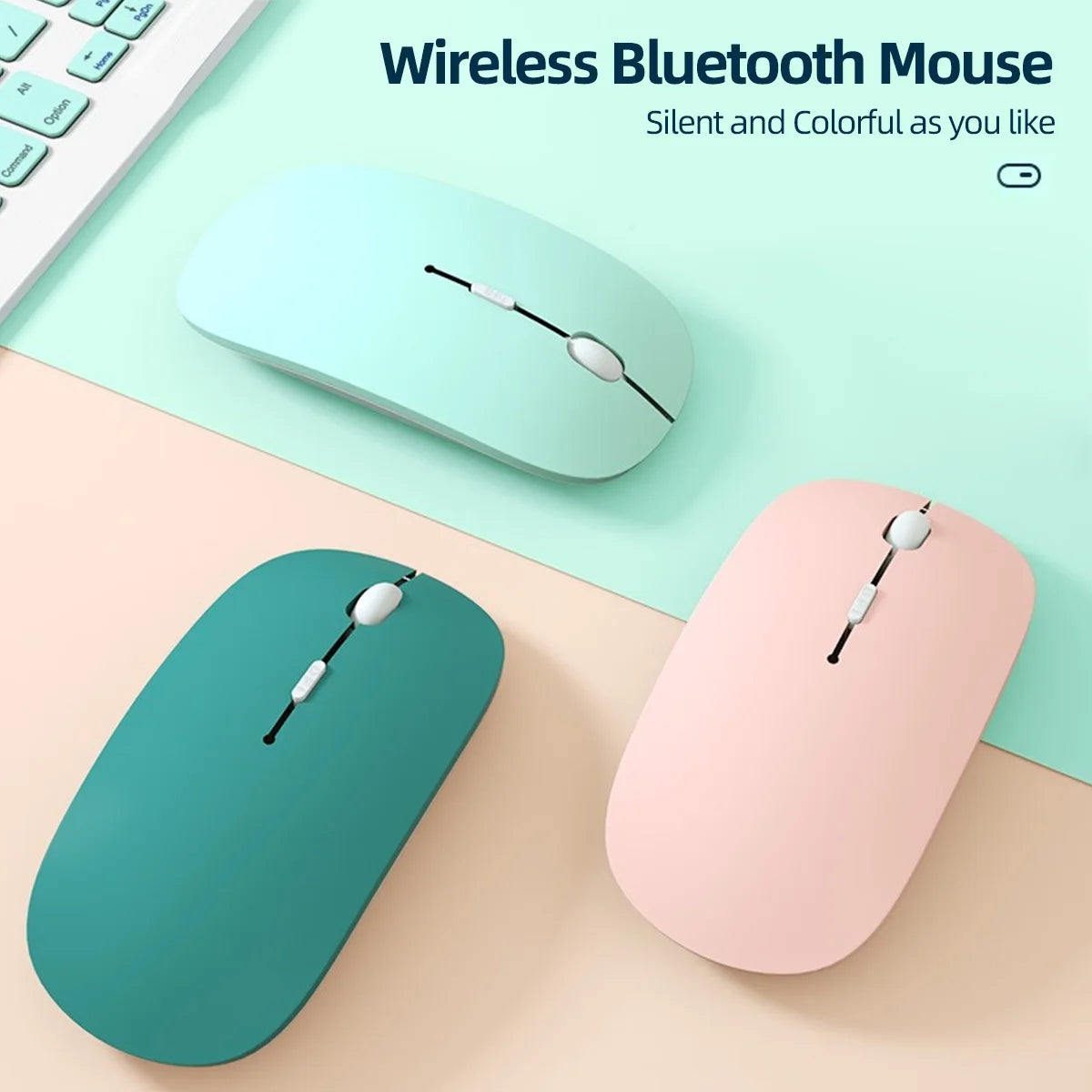 Wireless Bluetooth Mouse for Tablets & Laptops