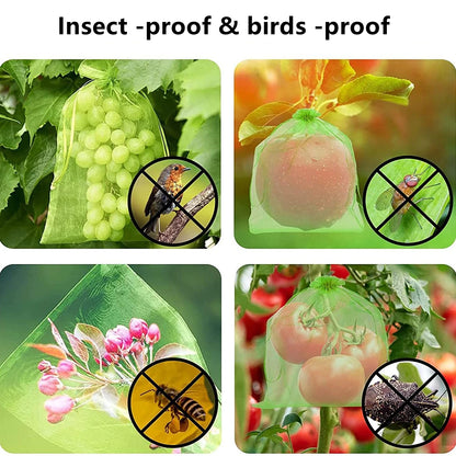 Fruit Protection Mesh Bags with Drawstring
