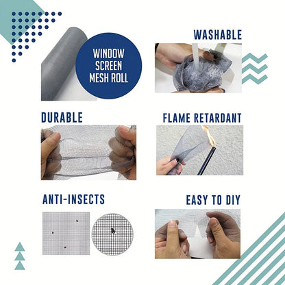 Magnetic Mosquito Window Net Screen