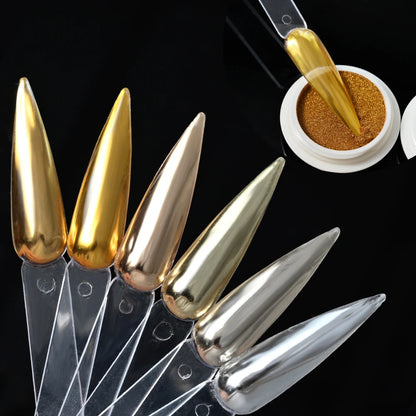 Mirror Chrome Nail Powder Pigment Set