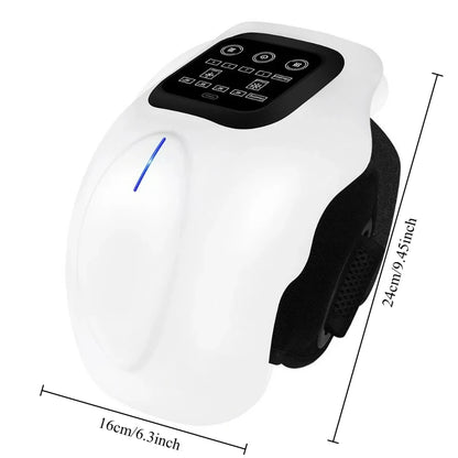 Portable Knee Massager with Red Light & Vibration