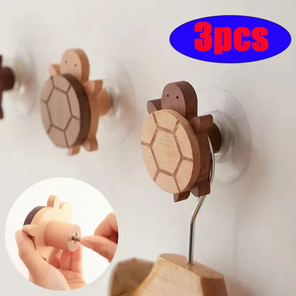 Wooden Turtle Wall Hook