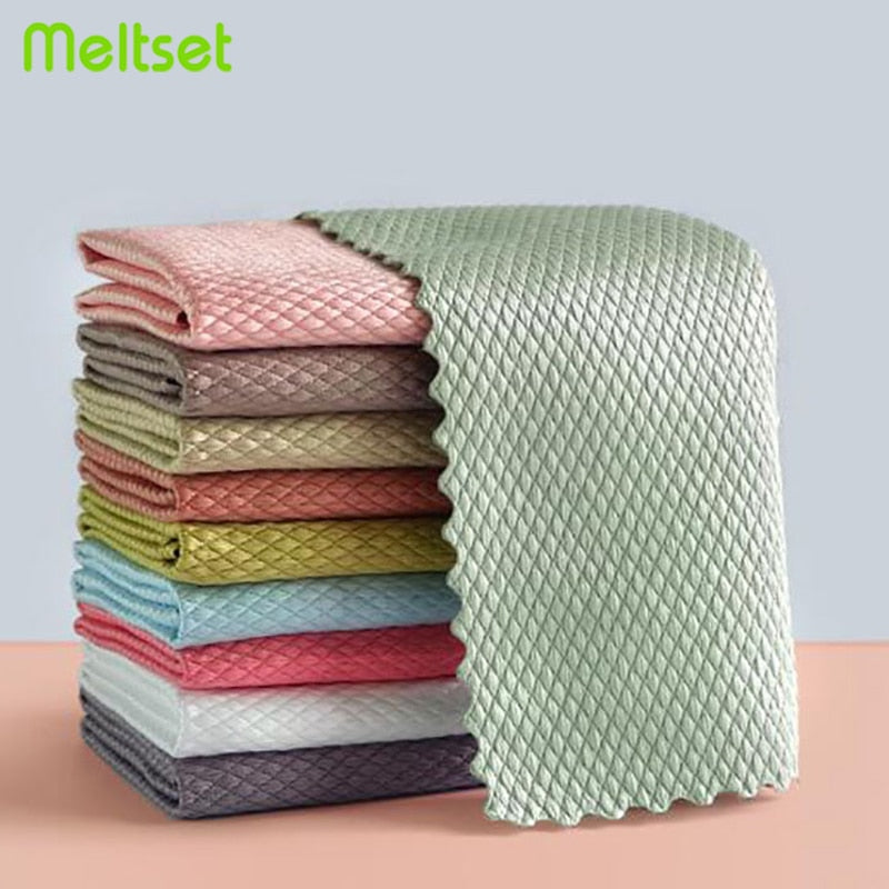 5Pcs Kitchen Cleaning Towel