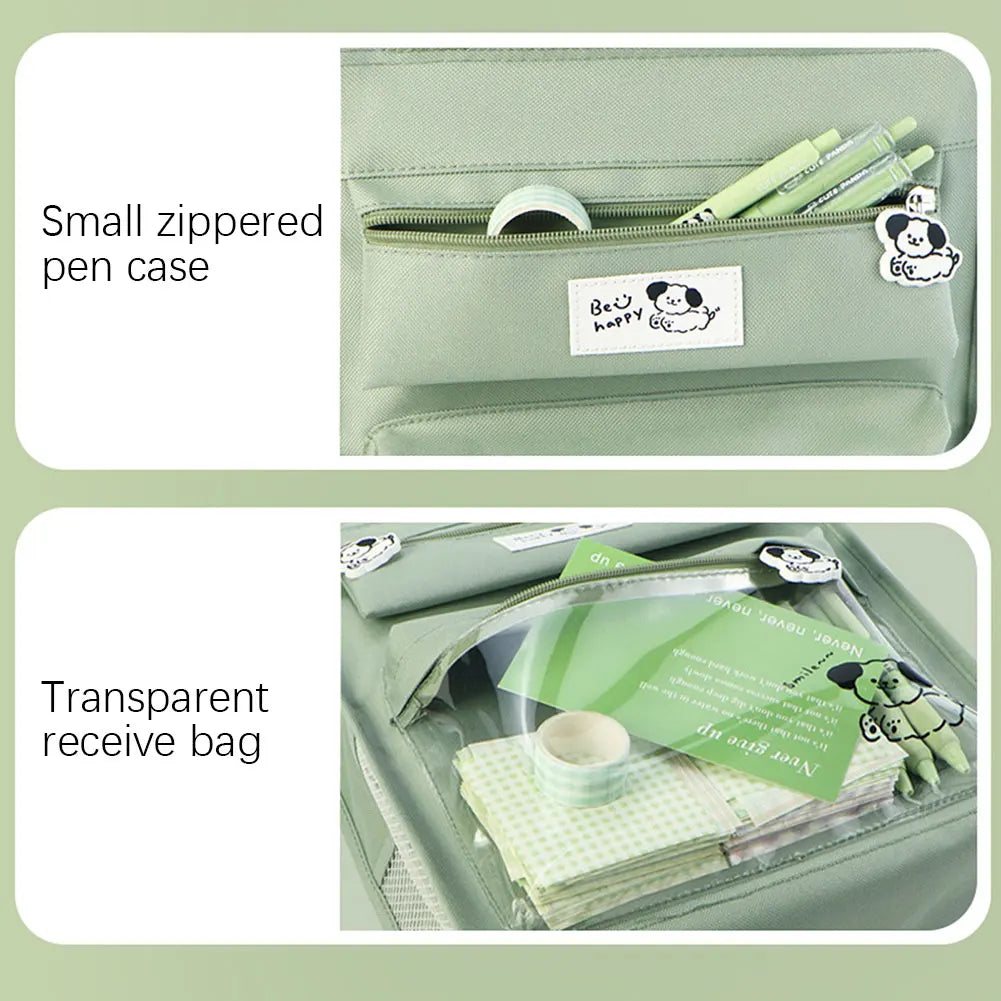 Portable Student Document & Book Tote Bag