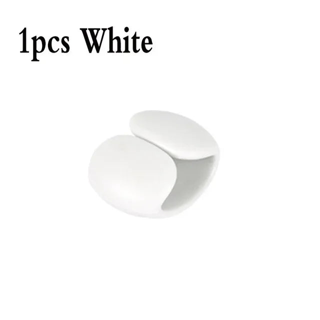 Self-Adhesive Cable Management Clips for Desk, Home & Office