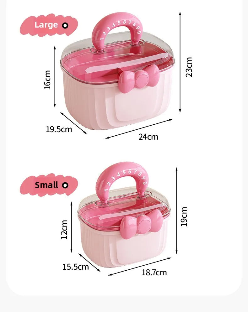 Cute Bow Hair Accessories Storage Box