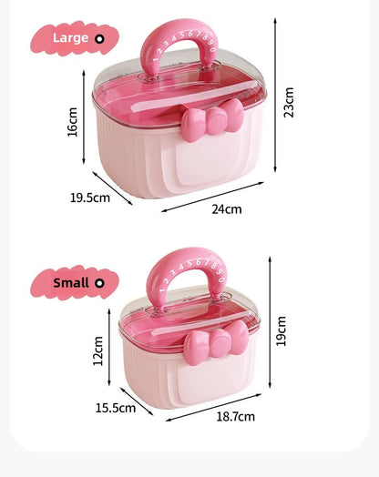 Cute Bow Hair Accessories Storage Box