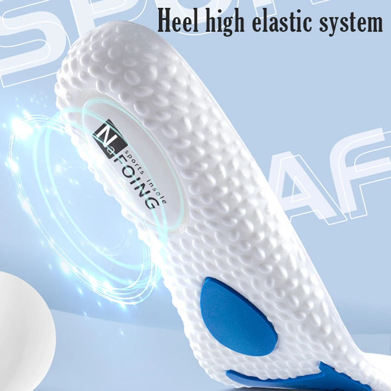 X.Z.MOONLIGH Silicone Memory Foam Sports Insoles