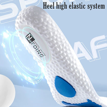 X.Z.MOONLIGH Silicone Memory Foam Sports Insoles