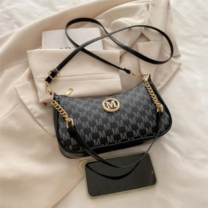 Vintage PU Leather Crossbody Satchel Bag