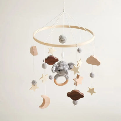 Wooden Baby Crib Mobile