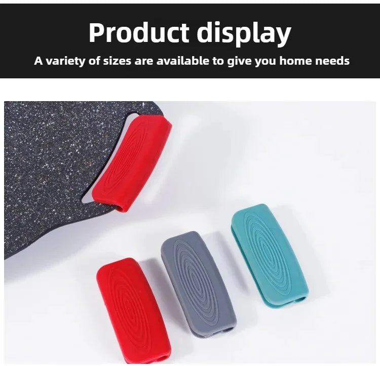 Silicone Pot Handle Covers – Heat Resistant Grip Protectors