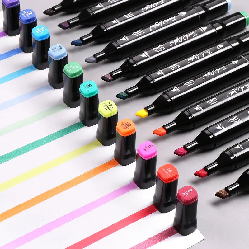 24-80 Colors Art Oily Marker Pen Set