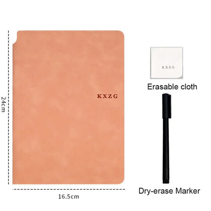 A5 Reusable Whiteboard Notebook Set with Pen & Erasing Cloth