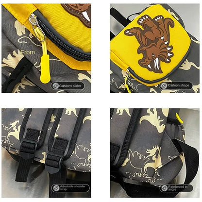 Cartoon Dinosaur Kids Kindergarten Backpack