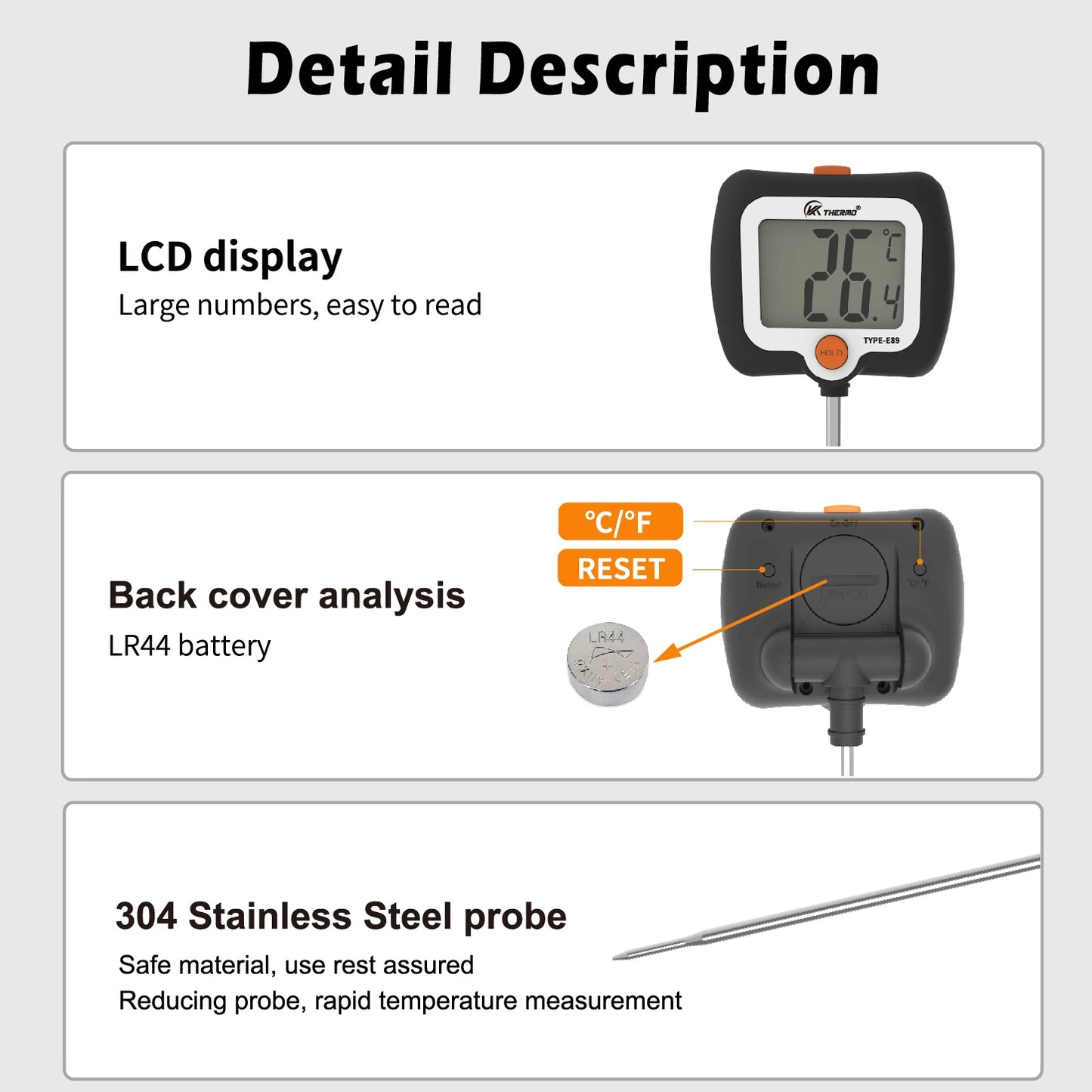 Digital Candy & Cooking Thermometer