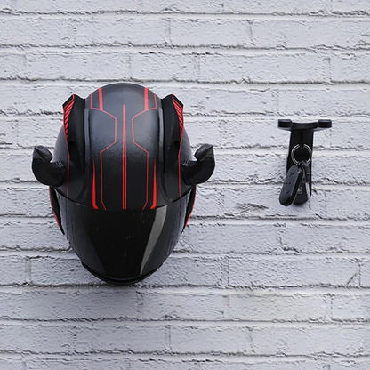 Wall-Mounted Motorcycle Helmet Hook