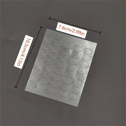 Clear Non-Marking Double-Sided Sticky Pads for DIY Crafts & Home Use