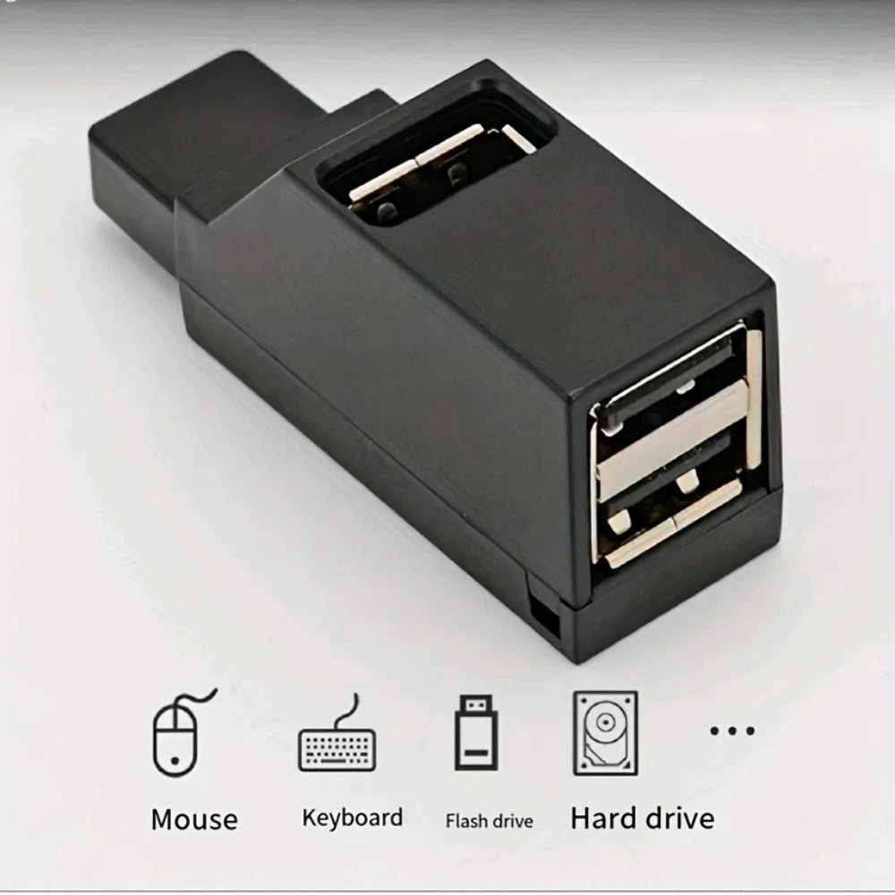 USB 3.0 Mini Hub Adapter – 3-Port Expansion
