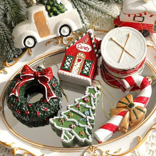 Colourful Christmas Character Hanging Ornament
