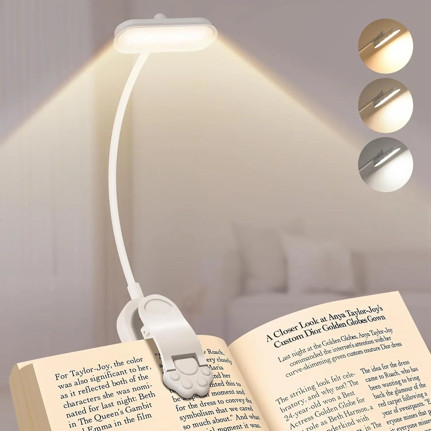 USB Rechargeable LED Book Light