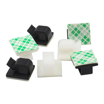 Adhesive Cable Holder Clips – Self-Stick Wire Management Organisers