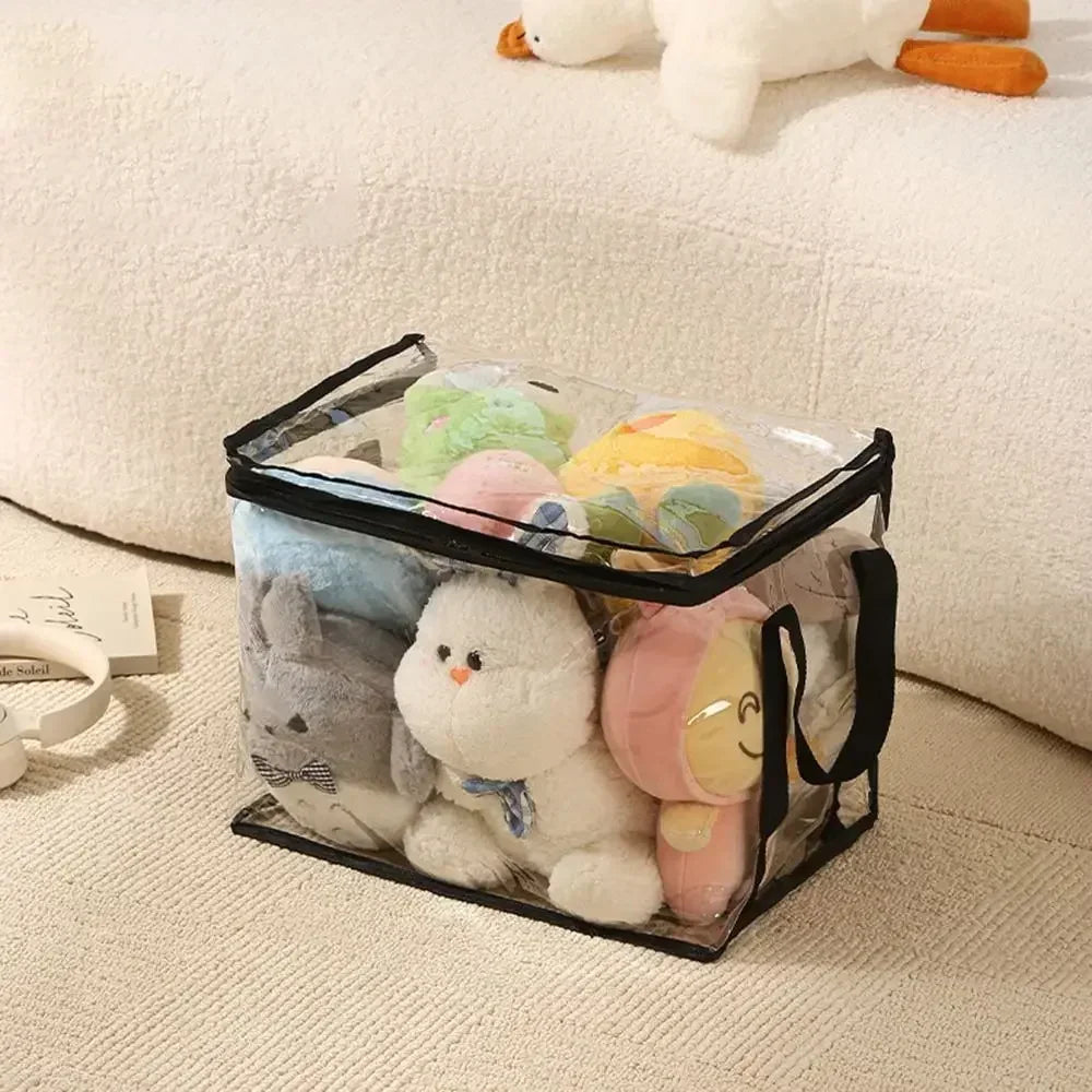 Transparent Waterproof Folding Toy Storage Box