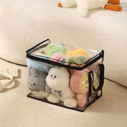 Transparent Waterproof Folding Toy Storage Box