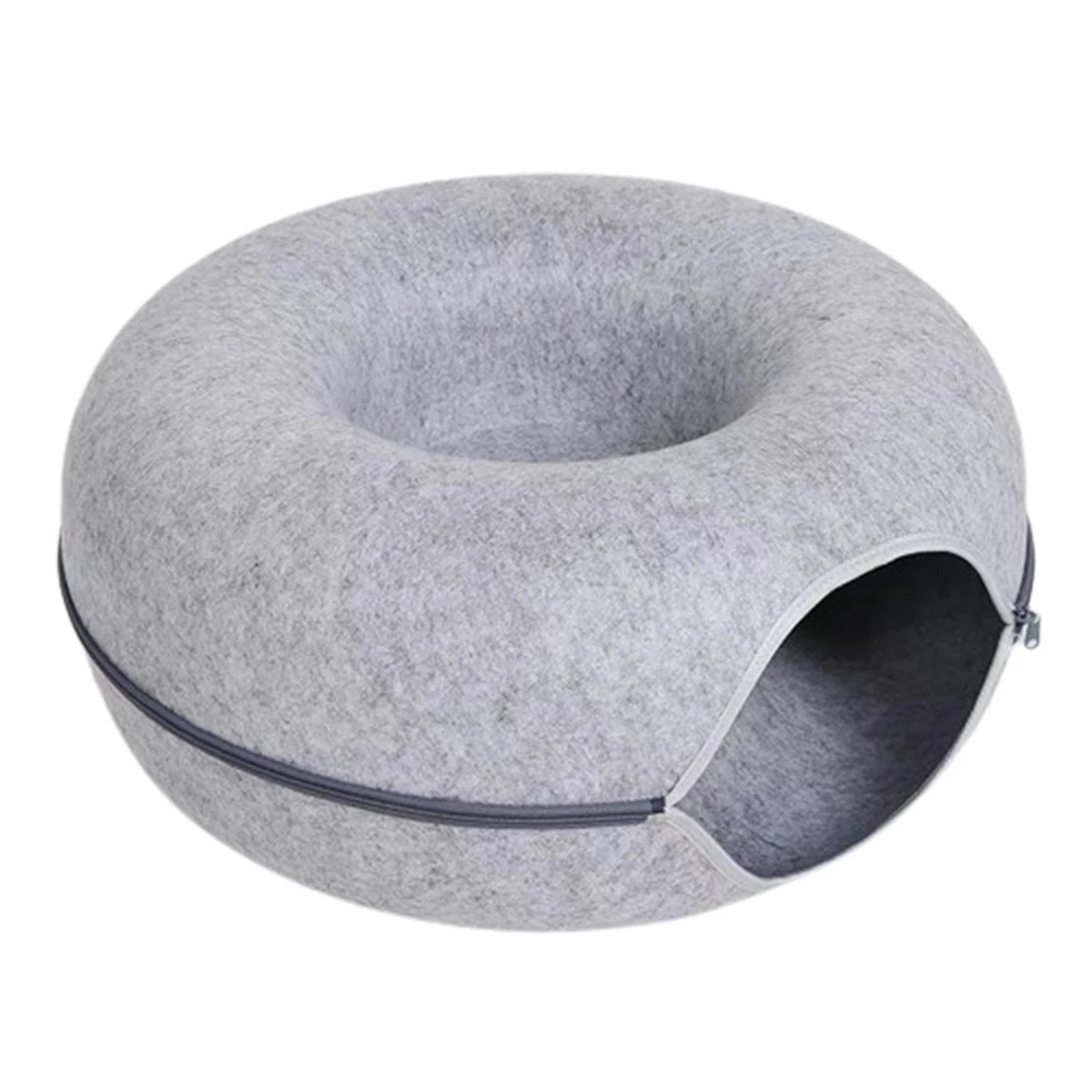 B-Tunnel Donut Cat Bed & Play Tunnel