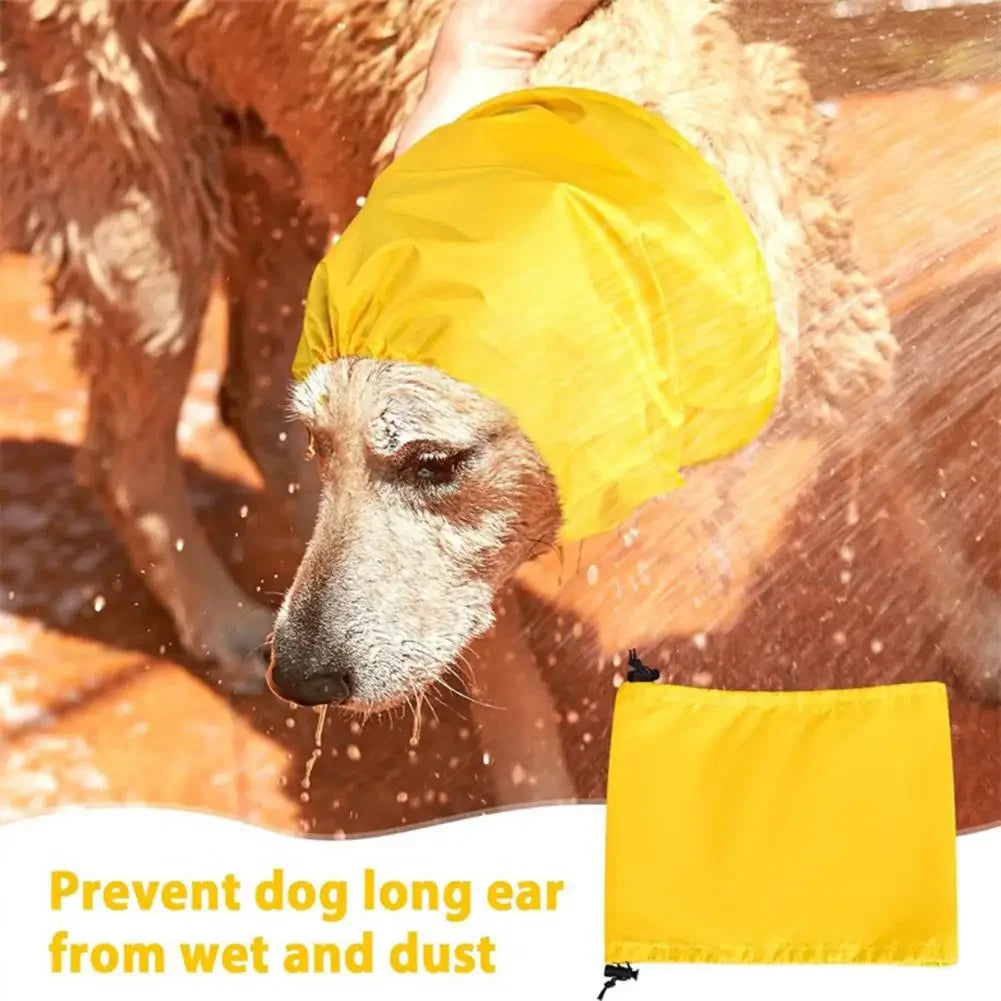 Waterproof Pet Shower Cap – Adjustable Dog Bath Hat