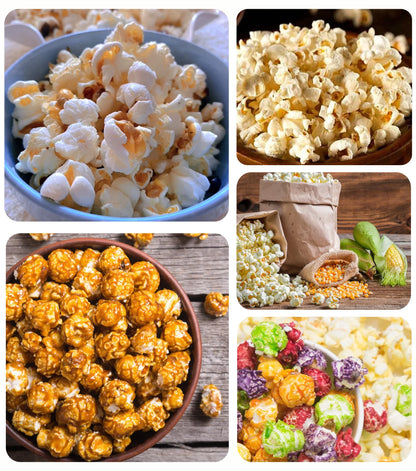 Oil-Free Electric Popcorn Machine with Butter Tray