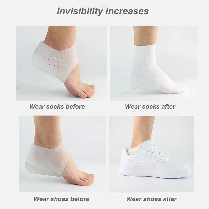 Invisible Silicone Height Increase Heel Pads