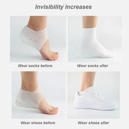 Invisible Silicone Height Increase Heel Pads