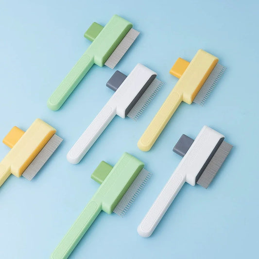 Self-Cleaning Pet Shedding Comb