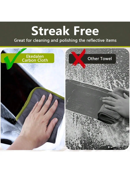 Ultra-Fine Microfibre Glass Cleaning Cloth Set