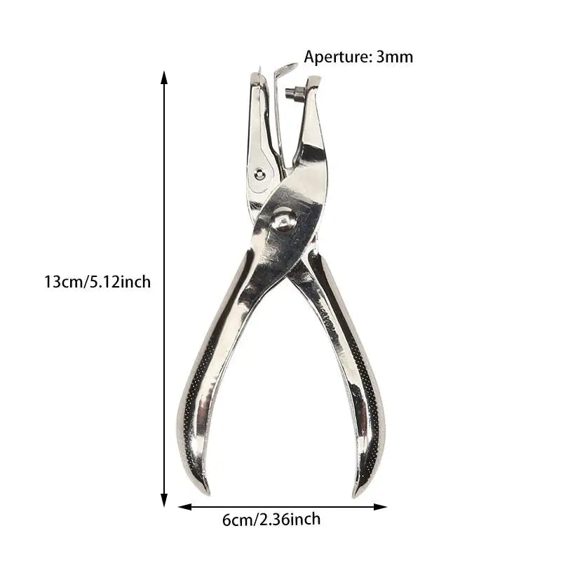 Metal Single Hole Punch Pliers – 3mm & 6mm
