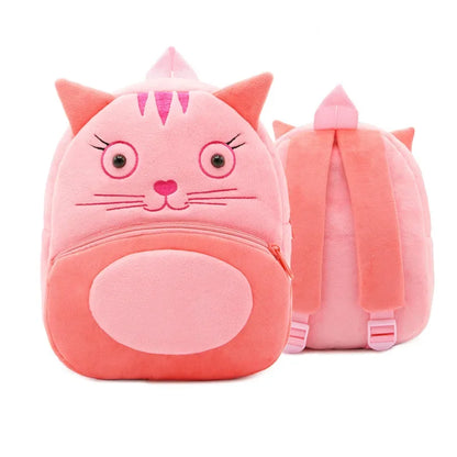 3D Cartoon Plush Kids Backpack